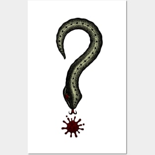 Snake Question Mark Posters and Art